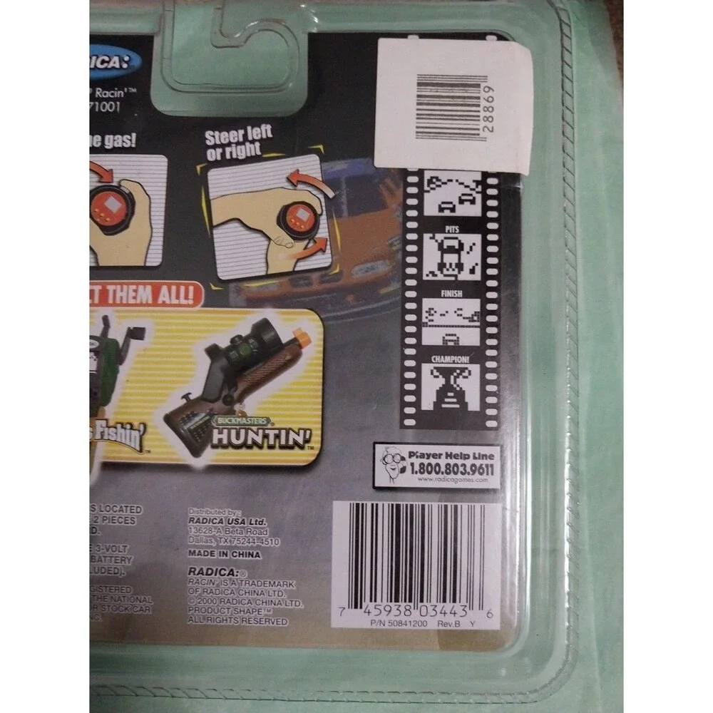 Nascar Racin' Radica 2000 Model 71001 Game Pocket Size New Sealed